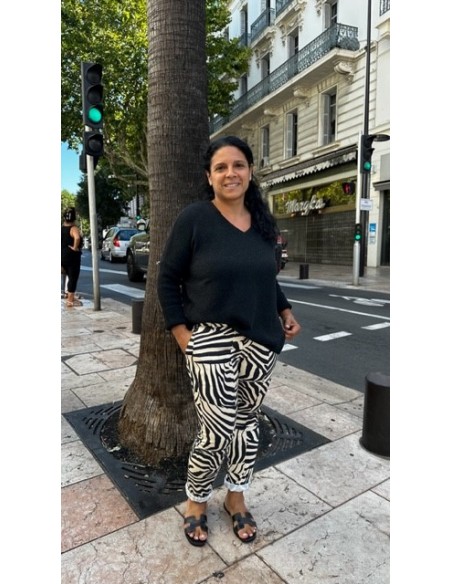 Pantalon Temple Hod Paris. zébre