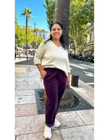 Yael velours cotelé Byzance Hod-Paris