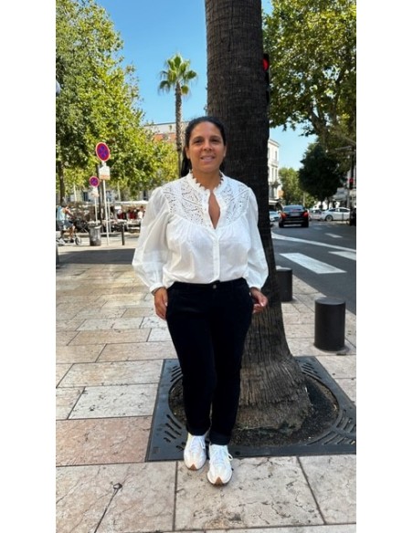 Pantalon Strauss velours Ebony Hod Paris