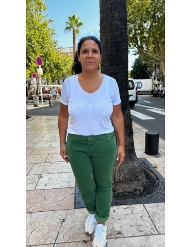 Pantalon Strauss velours Amazon Hod Paris