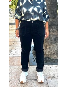 Pantalon en velours côtelé Trésor ebony Hod-Paris 2