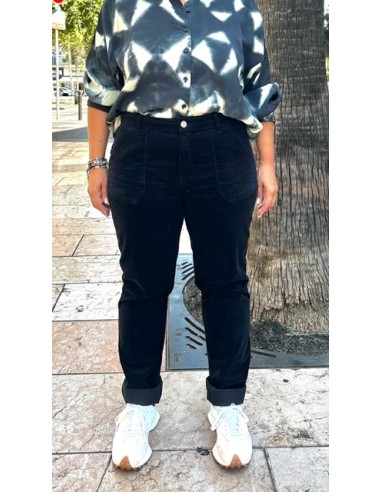 Pantalon en velours côtelé Trésor ebony Hod-Paris