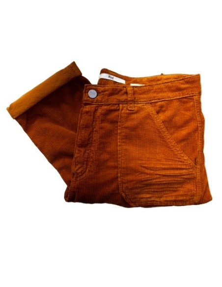 Pantalon en velours côtelé Trésor ambre Hod-Paris