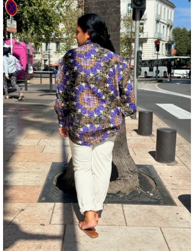 Chemise Nirvana patch blue Hod-Paris