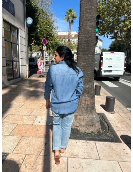 Chemise Maya jeans blue Hod-Paris