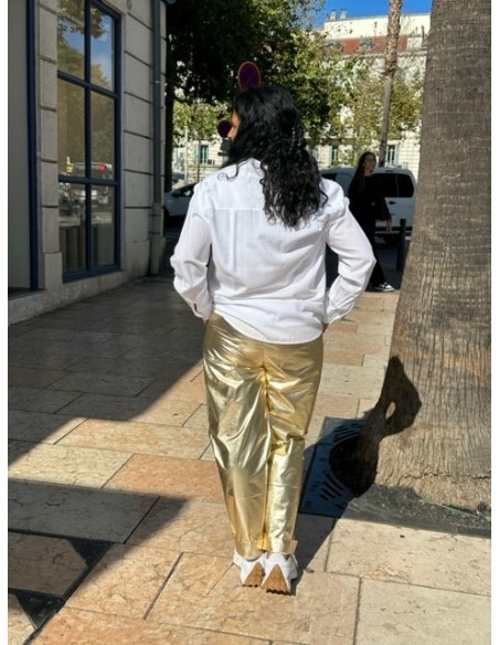 Pantalon Yael brillant gold Hod-Paris