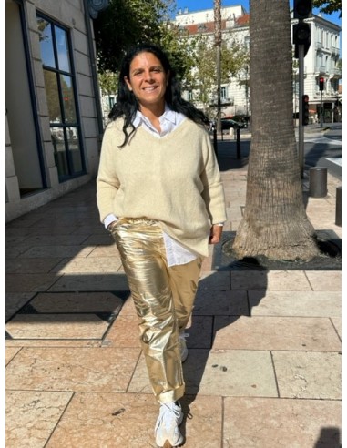 Pantalon Yael brillant gold Hod-Paris