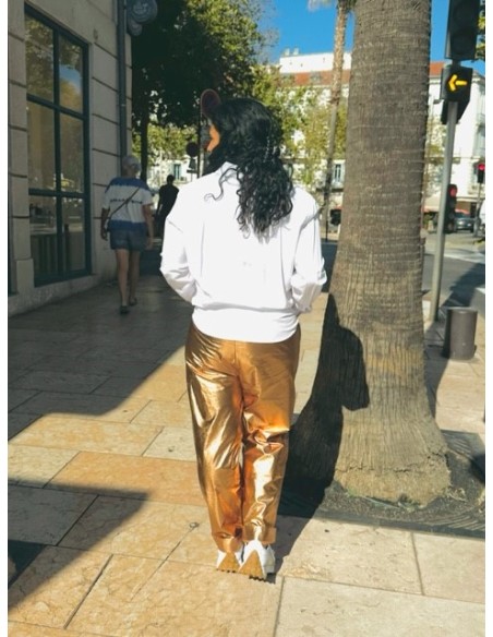 Pantalon Yael brillant bronze Hod-Paris
