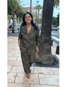 Veste Mauri velours kaki léo Hod-Paris 2