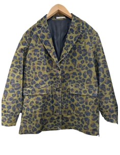 Veste Mauri velours kaki léo Hod-Paris