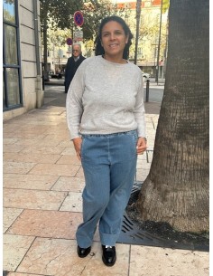 Pull Luna uni gris Hod-Paris 2