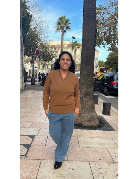 Pull Claire camel Hod-Paris