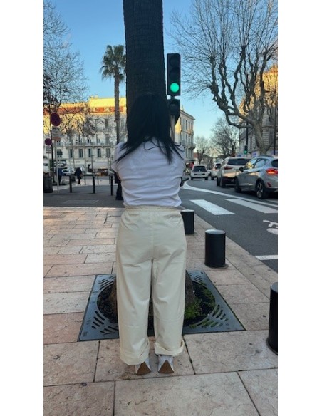 pantalon Babakar cream Hod-Paris