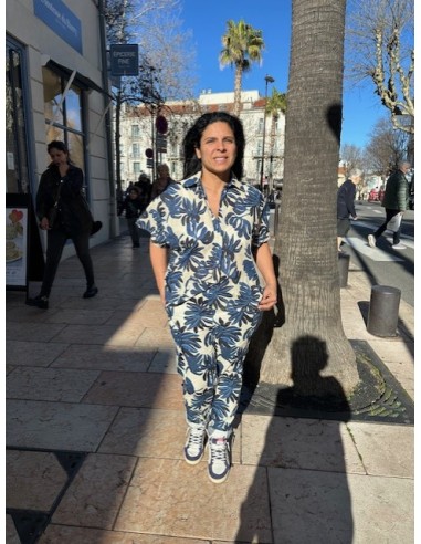 Chemise Naya anémone indigo Hod-paris