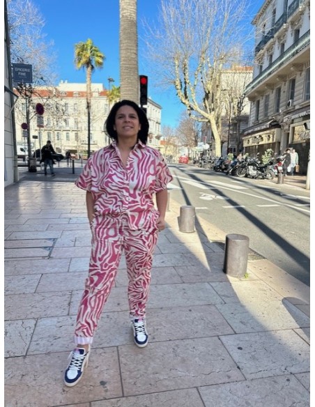 Chemise Naya zébra candy Hod-paris