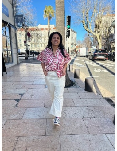 Chemise Naya zébra candy Hod-paris