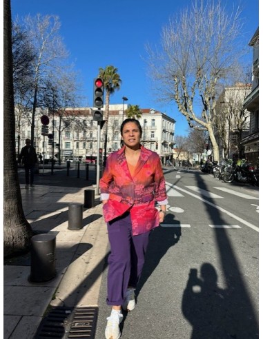 Veste Mauri  ikat patchouli Hod-Paris