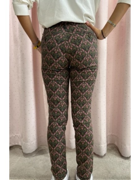 Pantalon Temple Hod-Paris. Feuille vert