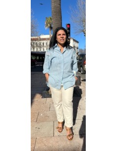 Chemise Joe patch indigo Hod-Paris 2