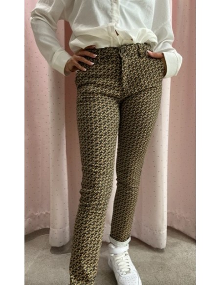 pantalon Temple Hod-Paris.Estampado black