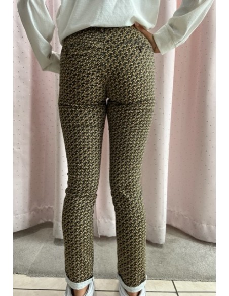 pantalon Temple Hod-Paris.Estampado black