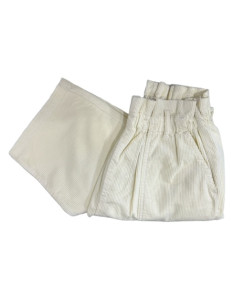 Pantalon Yael velours côtelé cream Hod-Paris