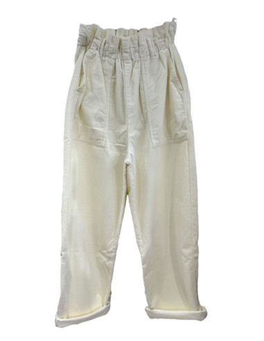 Pantalon Yael velours côtelé cream Hod-Paris