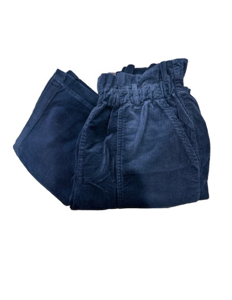 Pantalon Yael velours côtelé navy Hod-Paris