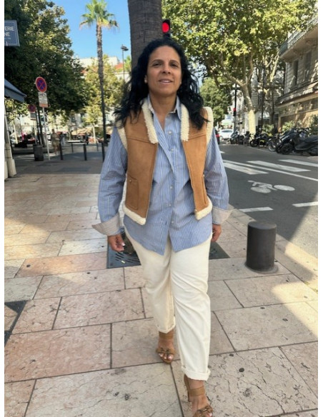 Veste sans manches Carolina camel Hod-Paris