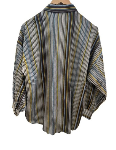 Chemise Kelly mocha stripe Hod-Paris