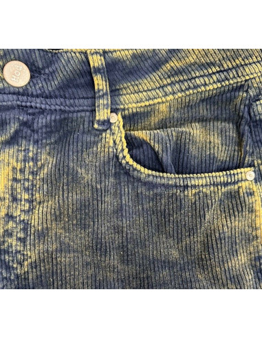 Pantalon velours Gala wash navy Hod-Paris