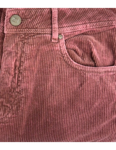Pantalon velours Gala wash rosa Hod-Paris