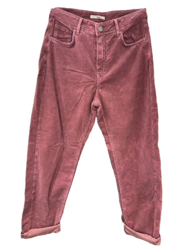 Pantalon velours Gala wash rosa Hod-Paris