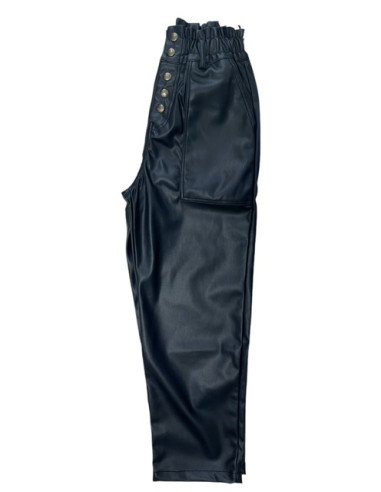 Pantalon Californie simili cuir black Hod-Paris