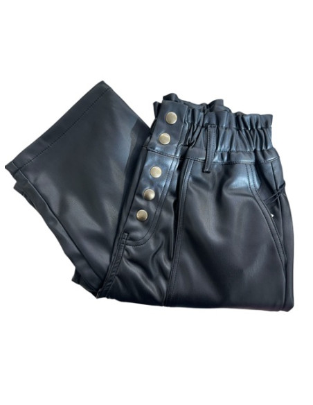 Pantalon Californie simili cuir black Hod-Paris