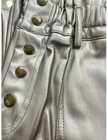 Pantalon Californie simili cuir silver Hod-Paris