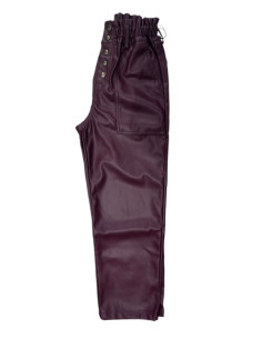 Pantalon Californie simili cuir wine Hod-Paris 2