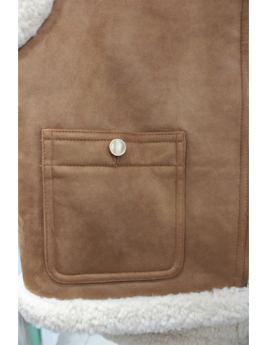 Veste sans manches Carolina camel Hod-Paris