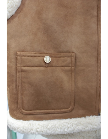 Veste sans manches Carolina camel Hod-Paris