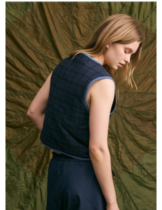 Gilet masculin Christo prince navy Hod-Paris 2