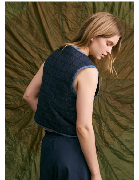Gilet masculin Christo prince navy Hod-Paris