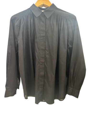 Chemise Madrid voile de coton black Hod-Paris