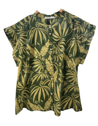 Chemise Amandine jungle olive Hod-Paris