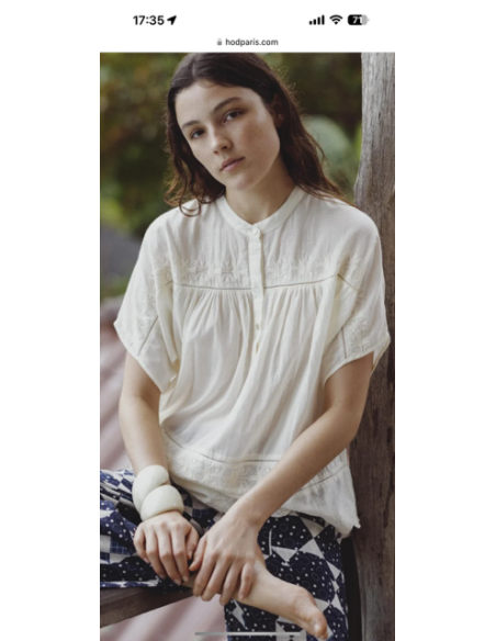 Chemise Lucien cream Hod-Paris