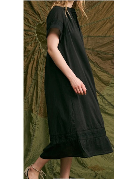 Robe Clara Black Hod-Paris