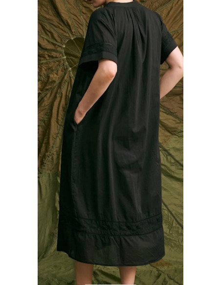 Robe Clara Black Hod-Paris