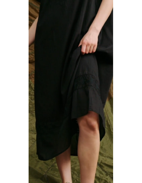Robe Clara Black Hod-Paris