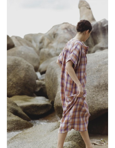 Robe Lucy  ginger chech Hod-Paris