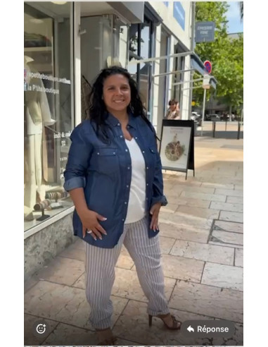 pantalon Baobab lotus stripe Hod-Paris