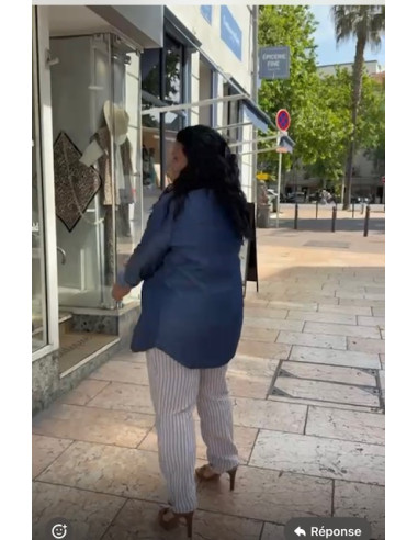 pantalon Baobab lotus stripe Hod-Paris